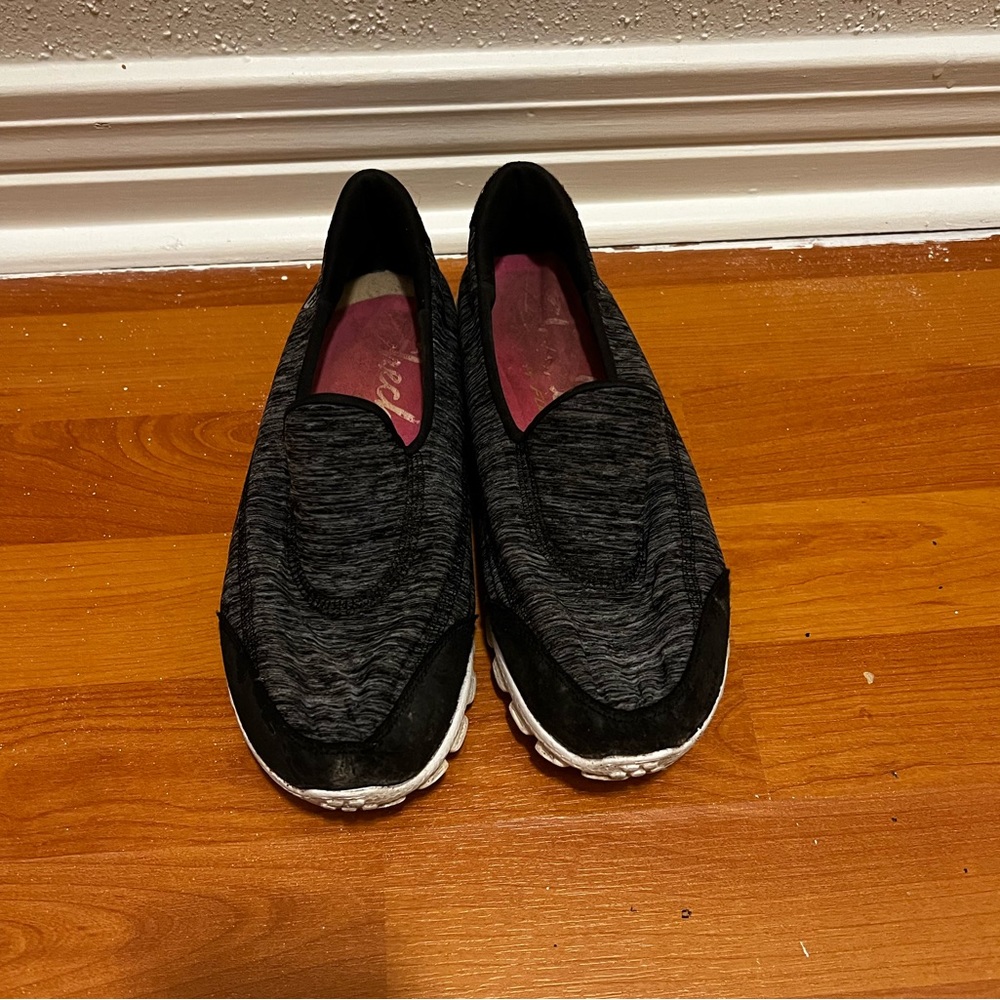 S Sport by Skechers Women’s Black and White Slip On Sneakers